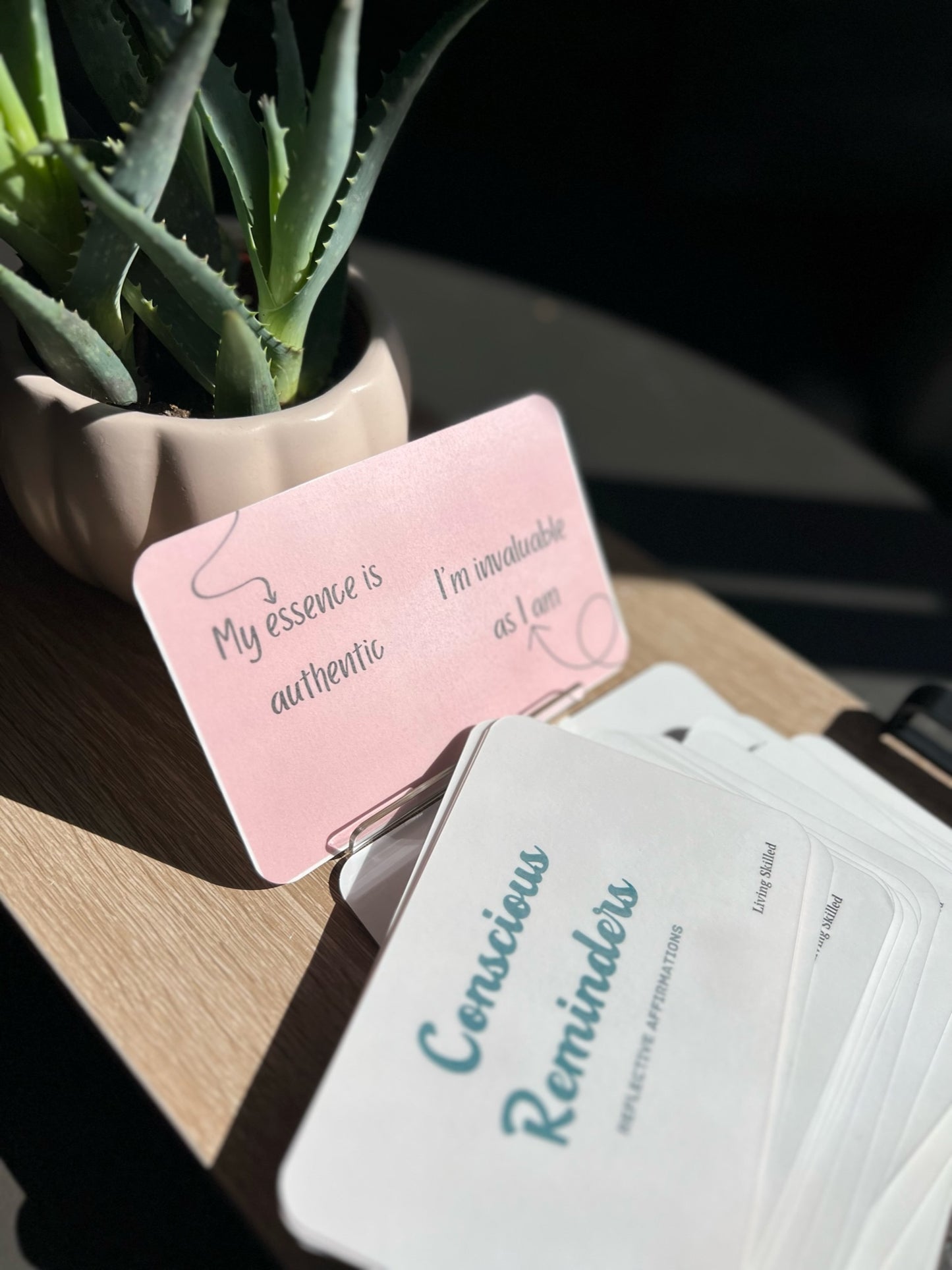 Conscious Reminders: Reflective Affirmation Cards